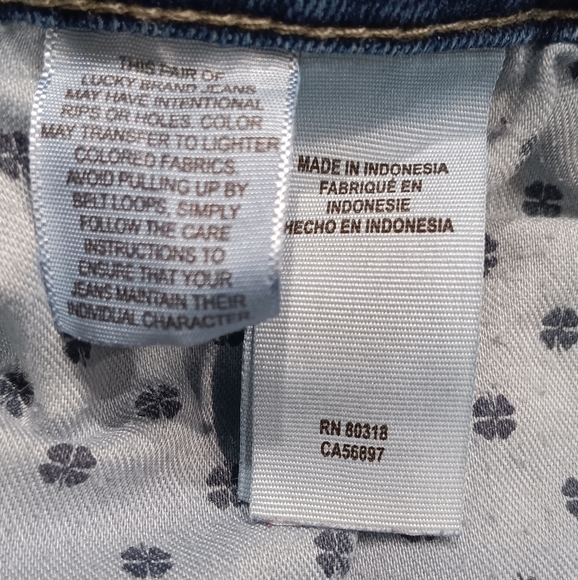 Lucky Brand Jeans Blue Women's 28x27 Size 4 / 27 Hayden Skinny Stretch Timeless - Picture 10 of 14